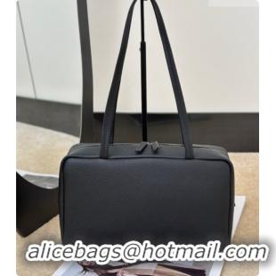 Best Price The Row Astra Soft Bowling Bag in Grained Calfskin 8840 TR91444 Black 2026