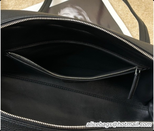 Best Price The Row Astra Soft Bowling Bag in Grained Calfskin 8840 TR91444 Black 2026