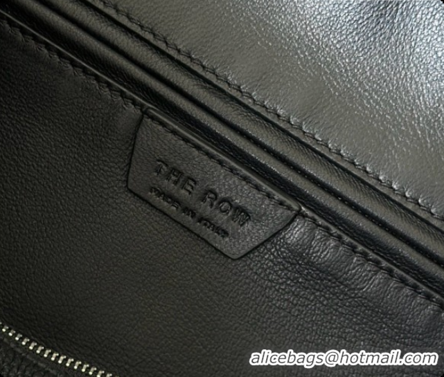 Best Price The Row Astra Soft Bowling Bag in Grained Calfskin 8840 TR91444 Black 2026