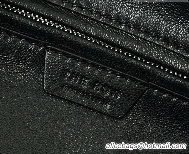 Best Price The Row Small Astra Soft Bowling Bag in Grained Calfskin 8840S TR91447 Black 2026