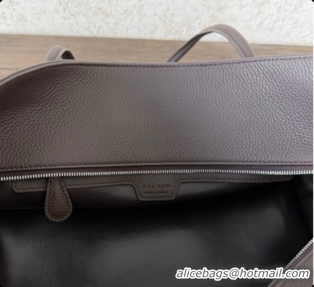 Grade Quality The Row Small Terrasse Bag Bag in Grainy Calfskin 1868 TR91451 Dark Brown 2026