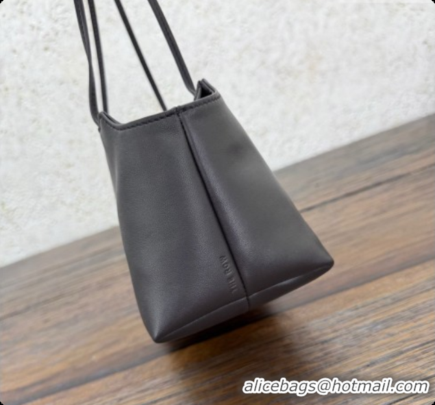 Top Grade The Row Terrasse To-Go Bag in Lambskin 1610 Dark Brown 2026