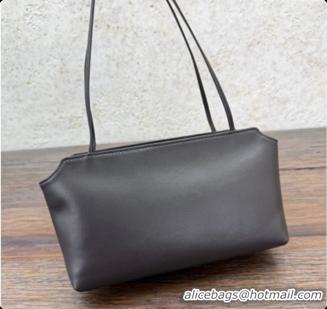 Top Grade The Row Terrasse To-Go Bag in Lambskin 1610 Dark Brown 2026