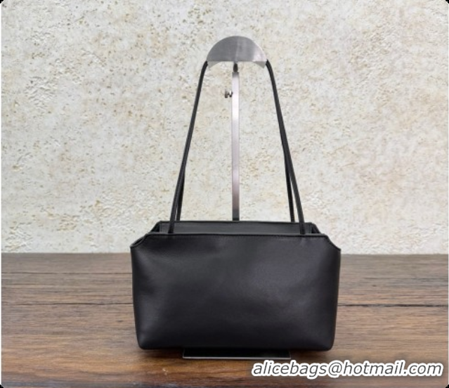 Stylish The Row Terrasse To-Go Bag in Lambskin 1610 Black 2026
