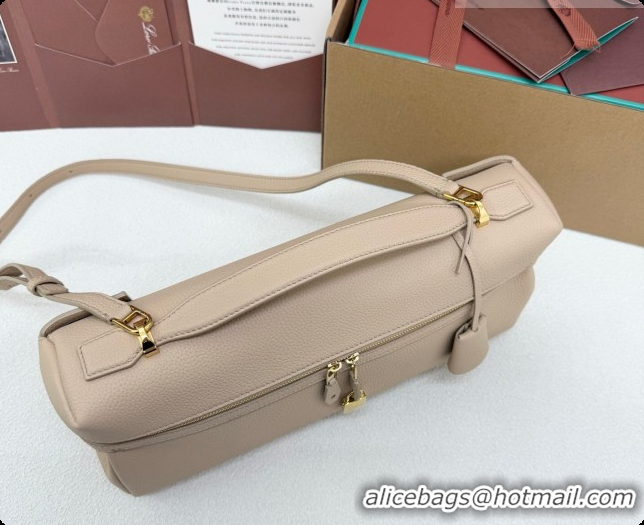 Best Price Loro Piana LP Extra Softy Bag L33 in Grained Leather Vanilla Beige 2026 FAQ6591