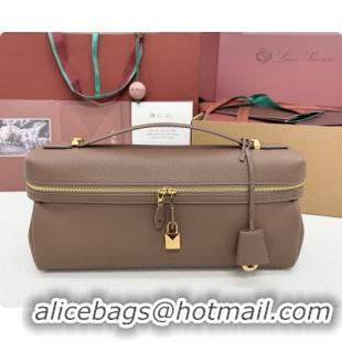 Good Product Loro Piana LP Extra Softy Bag L33 in Grained Leather Rock Grey 2026 FAQ6591