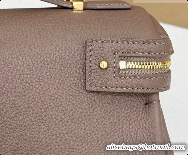 Good Product Loro Piana LP Extra Softy Bag L33 in Grained Leather Rock Grey 2026 FAQ6591