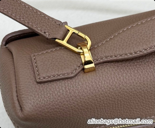 Good Product Loro Piana LP Extra Softy Bag L33 in Grained Leather Rock Grey 2026 FAQ6591