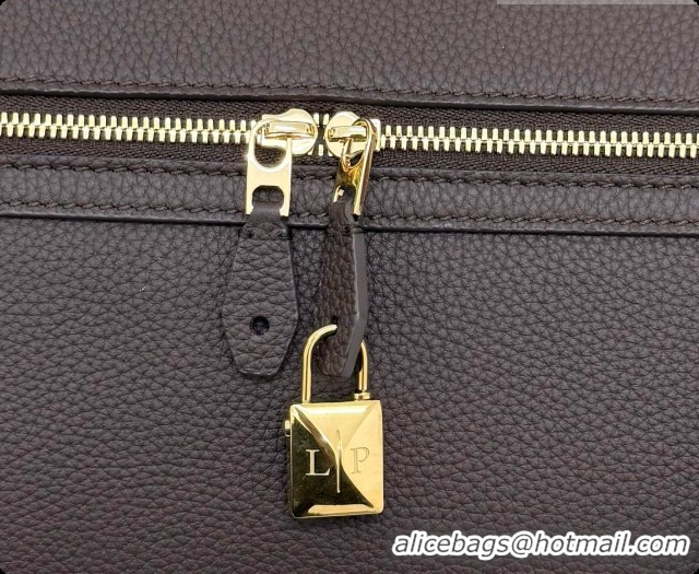 Best Quality Loro Piana LP Extra Softy Bag L33 in Grained Leather Coffee 2026 FAQ6591
