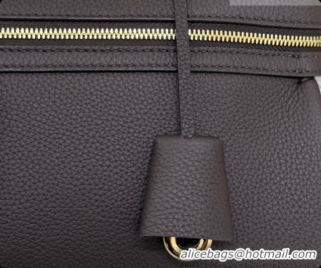 Best Quality Loro Piana LP Extra Softy Bag L33 in Grained Leather Coffee 2026 FAQ6591
