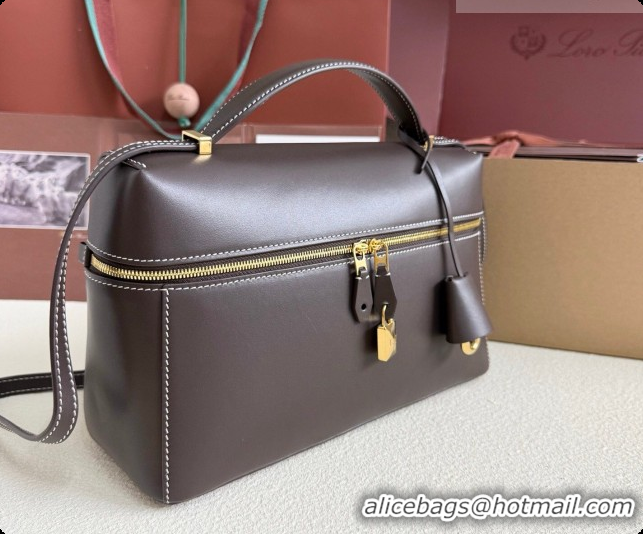 New Style Loro Piana LP Extra Bag L27 in Calfskin Leather Coffee 2026 408006