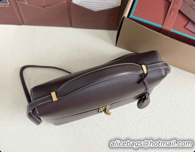 New Style Loro Piana LP Extra Bag L27 in Calfskin Leather Coffee 2026 408006
