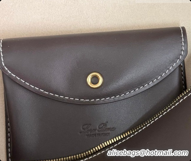 New Style Loro Piana LP Extra Bag L27 in Calfskin Leather Coffee 2026 408006