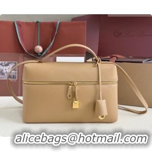 New Fashion Loro Piana LP Extra Bag L27 in Smooth Leather Light Bamboo Yellow 2026 0408009