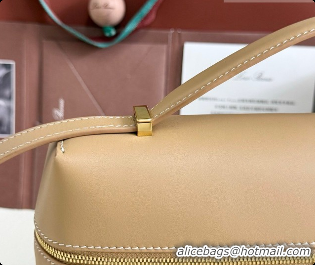 New Fashion Loro Piana LP Extra Bag L27 in Smooth Leather Light Bamboo Yellow 2026 0408009