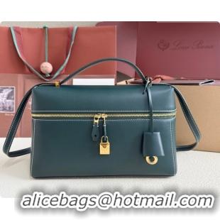 Most Popular Loro Piana LP Extra Bag L27 in Smooth Leather Dark Green 2026 0408011
