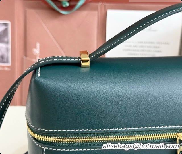 Most Popular Loro Piana LP Extra Bag L27 in Smooth Leather Dark Green 2026 0408011