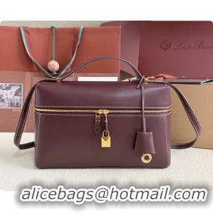 Top Quality Loro Piana LP Extra Bag L27 in Smooth Leather Ormosia 2026 0408012