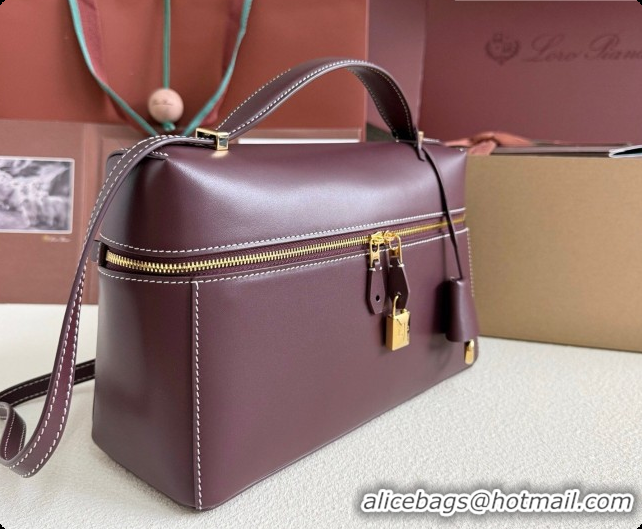 Top Quality Loro Piana LP Extra Bag L27 in Smooth Leather Ormosia 2026 0408012