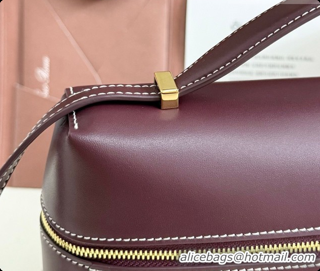 Top Quality Loro Piana LP Extra Bag L27 in Smooth Leather Ormosia 2026 0408012