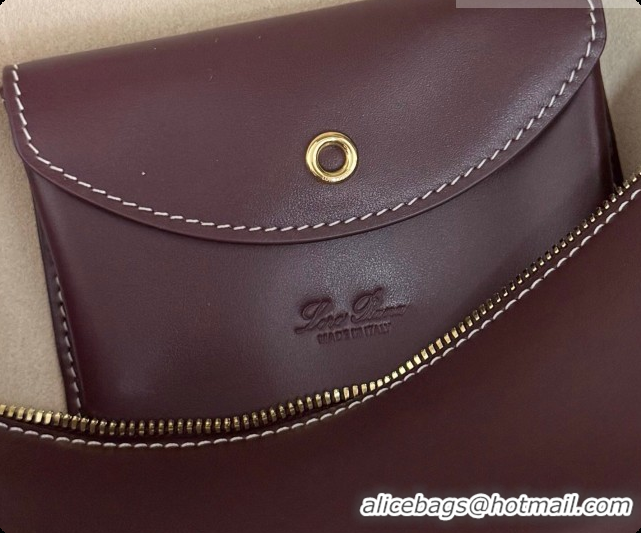 Top Quality Loro Piana LP Extra Bag L27 in Smooth Leather Ormosia 2026 0408012
