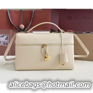 Youthful Loro Piana LP Extra Bag L27 in Smooth Leather White 2026 0408013