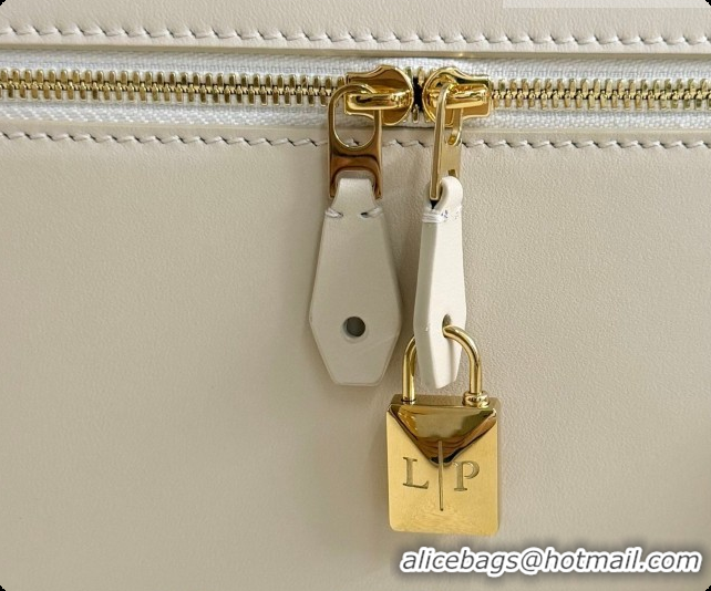 Youthful Loro Piana LP Extra Bag L27 in Smooth Leather White 2026 0408013