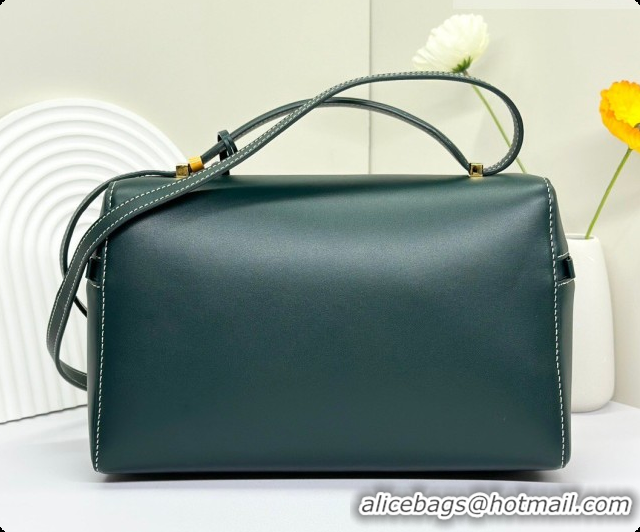 Best Price Loro Piana LP Extra Bag L27 in Smooth Leather Peacock Green 2026 FAO3001