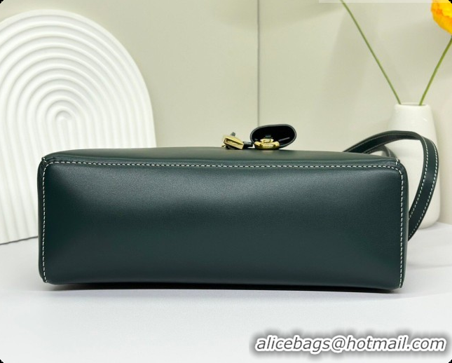 Best Price Loro Piana LP Extra Bag L27 in Smooth Leather Peacock Green 2026 FAO3001