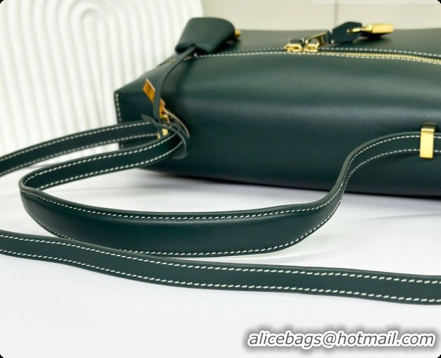Best Price Loro Piana LP Extra Bag L27 in Smooth Leather Peacock Green 2026 FAO3001