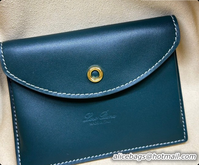 Best Price Loro Piana LP Extra Bag L27 in Smooth Leather Peacock Green 2026 FAO3001
