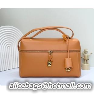 Good Looking Loro Piana LP Extra Bag L27 in Calfskin Leather Cinnamon 2026 FAO3001