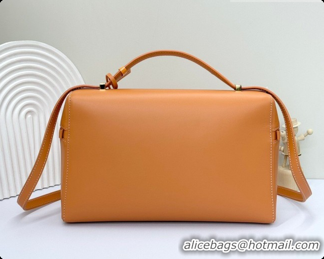 Good Looking Loro Piana LP Extra Bag L27 in Calfskin Leather Cinnamon 2026 FAO3001