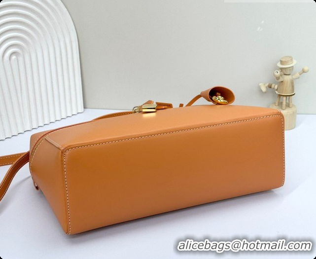 Good Looking Loro Piana LP Extra Bag L27 in Calfskin Leather Cinnamon 2026 FAO3001
