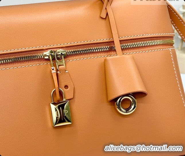 Good Looking Loro Piana LP Extra Bag L27 in Calfskin Leather Cinnamon 2026 FAO3001