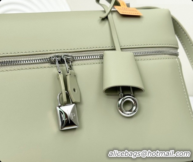 Cheap Price Loro Piana LP Extra Bag L27 in Calfskin Leather Mustard Green 2026 FAO3001