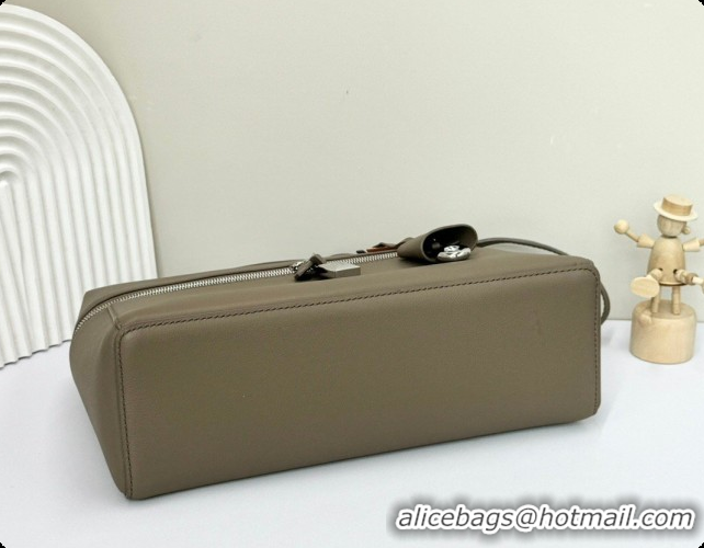 Most Popular Loro Piana LP Extra Bag L27 in Calfskin Leather Warm Beige 2026 FAO3001