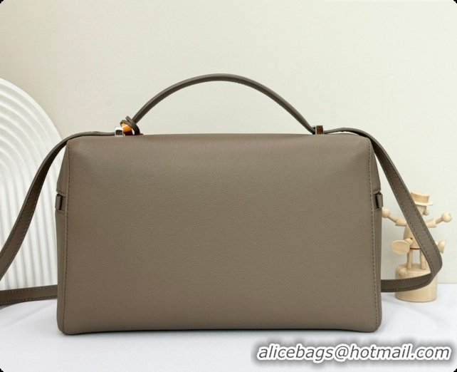 Most Popular Loro Piana LP Extra Bag L27 in Calfskin Leather Warm Beige 2026 FAO3001