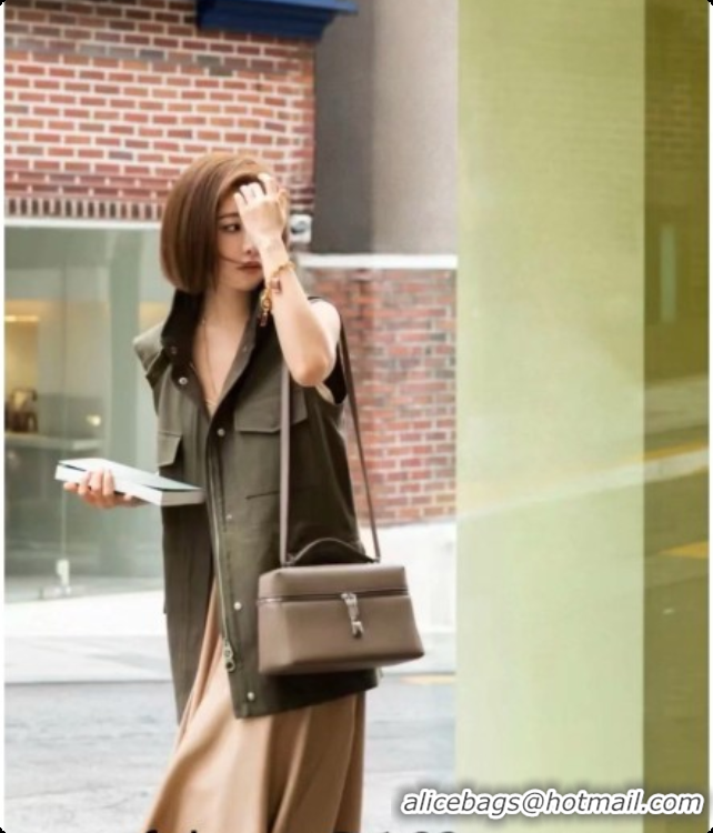 Most Popular Loro Piana LP Extra Bag L27 in Calfskin Leather Warm Beige 2026 FAO3001