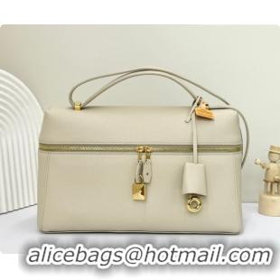 Shop Duplicate Loro Piana LP Extra Bag L27 in Calfskin Leather Light Lime 2026 FAO3001