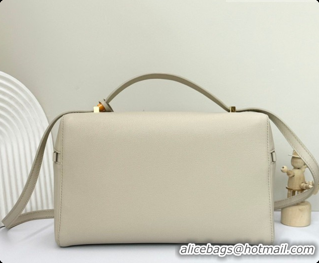 Shop Duplicate Loro Piana LP Extra Bag L27 in Calfskin Leather Light Lime 2026 FAO3001