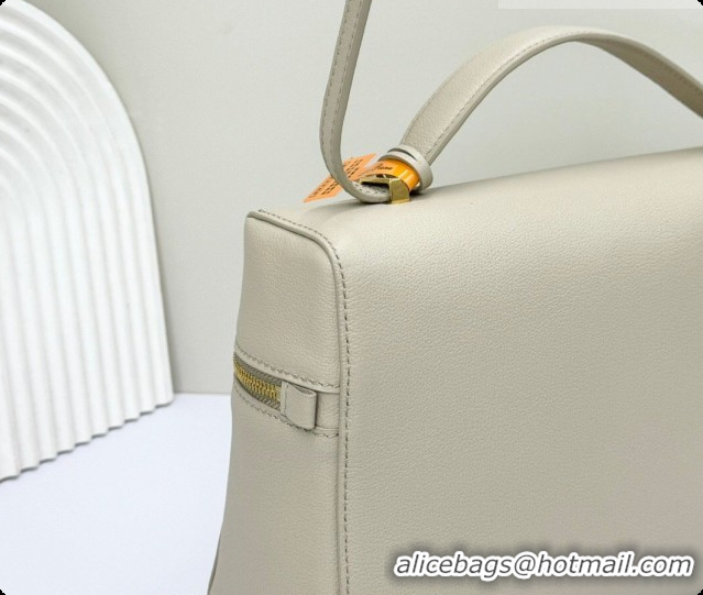 Shop Duplicate Loro Piana LP Extra Bag L27 in Calfskin Leather Light Lime 2026 FAO3001