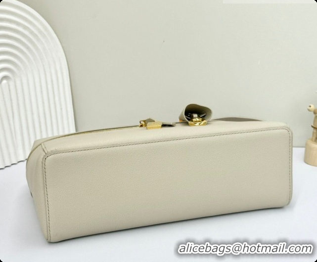 Shop Duplicate Loro Piana LP Extra Bag L27 in Calfskin Leather Light Lime 2026 FAO3001