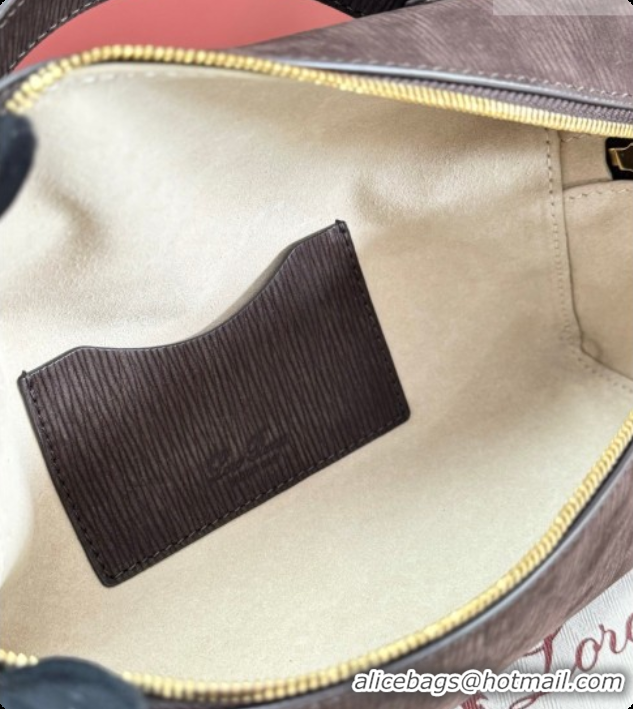 Popular Style Loro Piana LP Extra Bag L23 in Wave Nubuck Leather Coffee 2026 FAQ2126