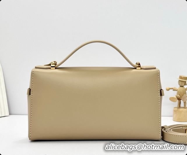 Grade Quality Loro Piana LP Extra Bag L23 in Calfskin Leather Light Mastic 2026 FAQ2126
