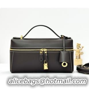 Good Looking Loro Piana LP Extra Bag L23 in Calfskin Leather Dark Coffee 2026 FAQ2126