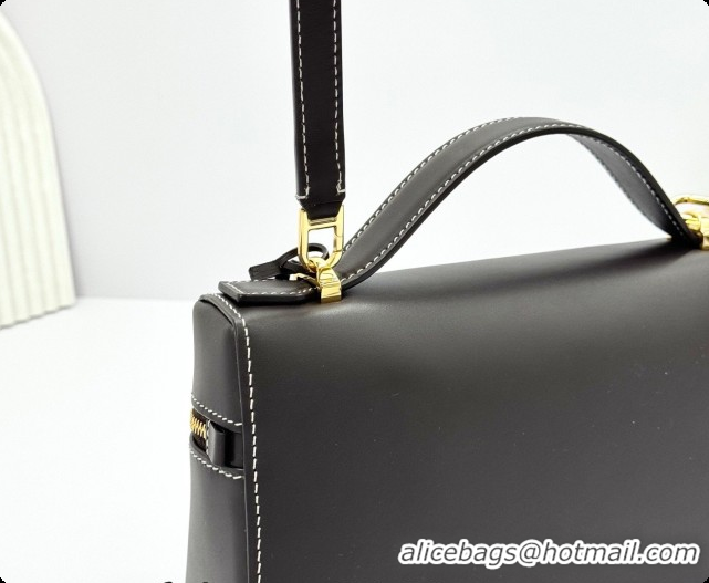 Good Looking Loro Piana LP Extra Bag L23 in Calfskin Leather Dark Coffee 2026 FAQ2126