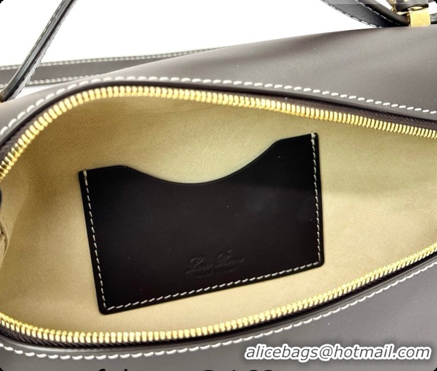 Good Looking Loro Piana LP Extra Bag L23 in Calfskin Leather Dark Coffee 2026 FAQ2126