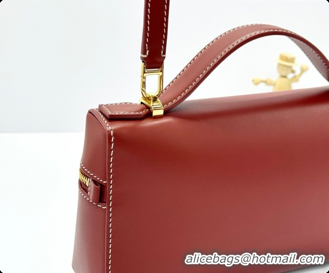 Best Product Loro Piana LP Extra Bag L23 in Calfskin Leather Red Brick 2026 FAQ2126