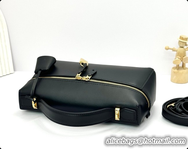 Purchase Loro Piana LP Extra Bag L23 in Smooth Leather Black 2026 FAQ2126